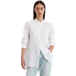 Klassieke Blouse - Effen - Linnen - Lange Mouwen - Losse Pasvorm