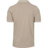 Marc O'Polo Poloshirt Faded Silk Greige - Größe M
