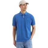 Poloshirt - Effen - Katoen - Normale Pasvorm - Kwartmouw