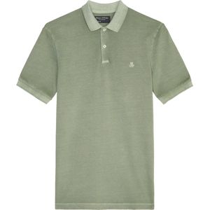 Marc O'Polo - Regular Fit Poloshirt - Korte Mouw - Lichtgroen - Katoen