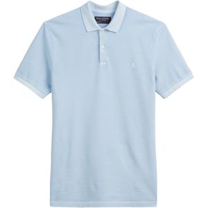 Marc O'Polo regular fit polo, heren poloshirt korte mouw, lichtblauw