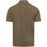 Marc O'Polo regular fit polo, heren poloshirt korte mouw, olijfgroen