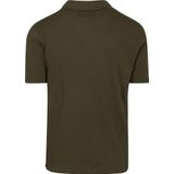 Marc O'Polo regular fit polo, heren poloshirt korte mouw, olijfgroen