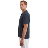 Marc O'Polo Poloshirt Riva Linen Blend Navy - Größe M
