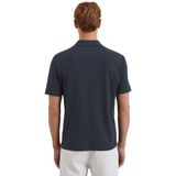 Marc O'Polo - Regular Fit Polo - Poloshirt - Donkerblauw - Korte Mouw
