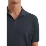 Marc O'Polo - Regular Fit Polo - Poloshirt - Donkerblauw - Korte Mouw