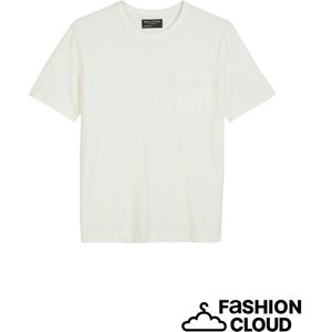 Marc O'Polo - T-shirt - Effen - Katoen - Regular Fit - Gestikt Logo