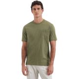 Marc O'Polo - T-shirt - Effen - Katoen - Regular Fit - Ronde Hals