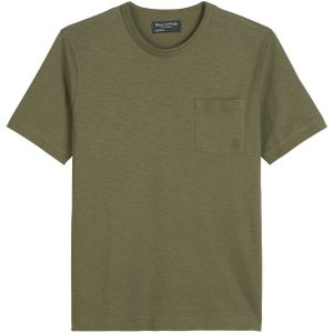 Marc O'Polo - T-shirt - Effen - Katoen - Regular Fit - Ronde Hals