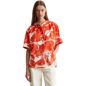 MARC OPOLO - Blouse - Wit - 100% Biologisch Katoen