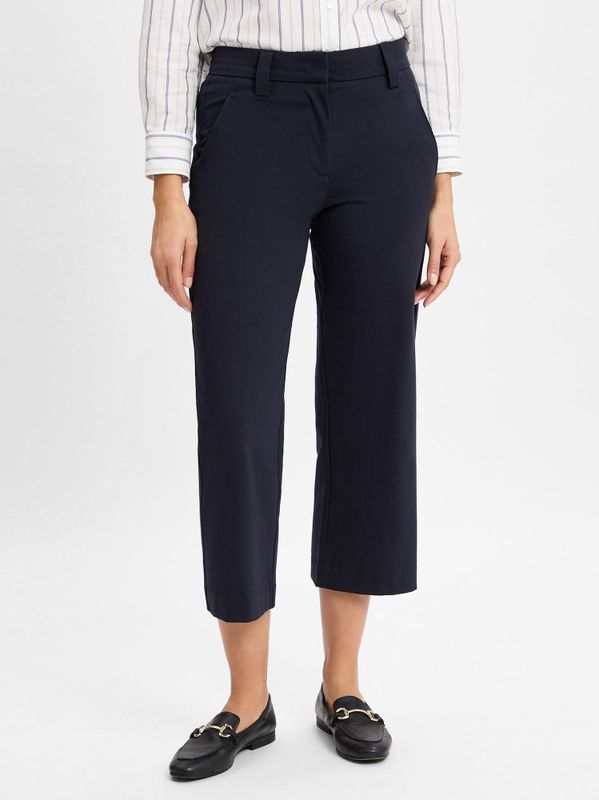 Harembroek - Thunder Blue - Katoen/Polyamide/Elastaan - Hoog Taillehoogte