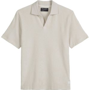 Regular fit poloshirt van badstof van katoen