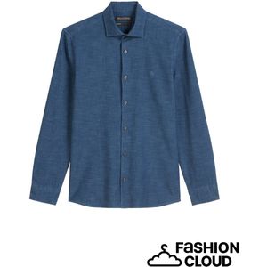 Marc O’Polo - Vrijetijdsoverhemd - Mêlee - Puur Katoen - Lange Mouwen