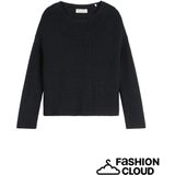 Marc O'Polo - Trui - Nachtblauw - Gebreid - Wijde Pasvorm