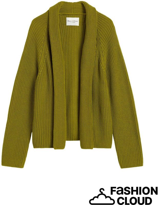 Marc O'Polo - Gebreid Vest - Lichtgroen