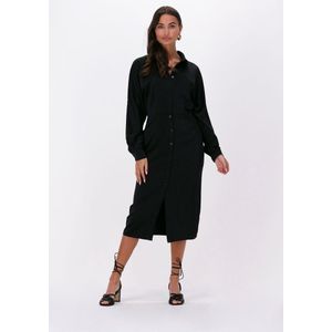 NA-KD Midi-jurk voor dames, casual, zwart, EU 32