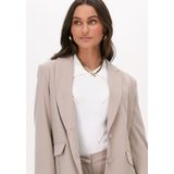 Msch Copenhagen - Slit Blazer - Beige - Dames
