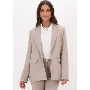 na-kd - Basic Oversize Blazer - Donker Beige - Twill
