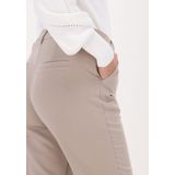 NA-KD - Slim Fit - Broek - Donker Beige - Hoge Taille