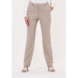 NA-KD - Slim Fit - Broek - Donker Beige - Hoge Taille