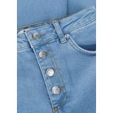 NA-KD Button Up Skinny Jeans Jeans Dames - Broek - Blauw