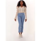 NA-KD Button Up Skinny Jeans Jeans Dames - Broek - Blauw