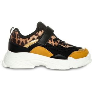 Duffy Sneakers - Sort & Leopard