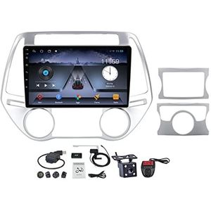 Android 11 2 DIN Autoradio Stereo 9 inch Screen voor Hyundai i20 PB 2012-2014 Carplay Android Auto GPS-navigatie Bluetooth 5.0 RDS FM AM DAB+ Radio Stuurbediening Voice Control DSP (Size : M100S)
