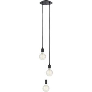 Sky 3-lichts Hanglamp zwart