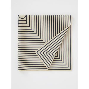 TOTEME Sjaal van zijde met streepprint 55 x 55 cm