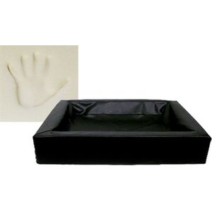 Bia Bed - Hondemand - Orthopedisch - Zwart - Bia-6 - 100X80X15 cm