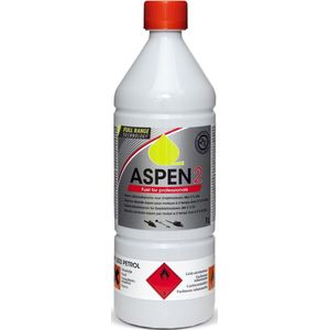 Aspen 2 FRT a 1 liter schone alkylaatbenzine voor tweetaktmotoren