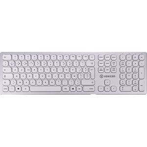 Voxicon DK-295BWL-WHT/FR - Toetsenbord - Draadloos - Bluetooth - Azerty Frans - Wit