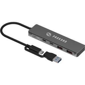 Prokord - Usb 3.2 Gen 2 Hub - 4-poorts - Voor Pc & Mac - 10 Gbps