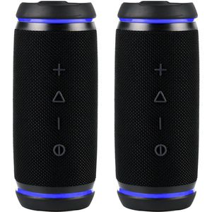 Voxicon W25 - Draadloze Bluetooth Speaker - Zwart - 360° Geluid - IPX6