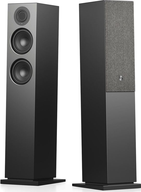 Audio Pro A48 - Smart Multiroom Actieve Vloerstaande Luidsprekers - 2x130W - Zwart - Set van 2
