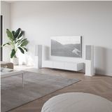 Audio Pro A48 - Actieve Vloerstaande Luidsprekers - Wit - Set van 2