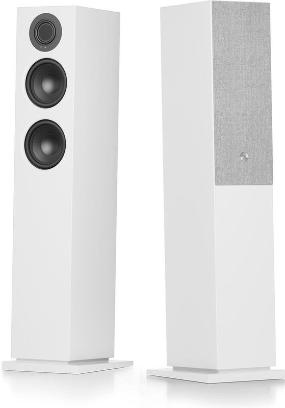 Audio Pro A48 - Actieve Vloerstaande Luidsprekers - Wit - Set van 2