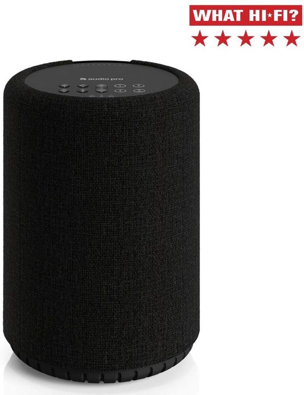 Audio Pro - A10 MkII - Smart Multiroom Actieve Luidspreker - Zwart - Draadloze WiFi & Bluetooth