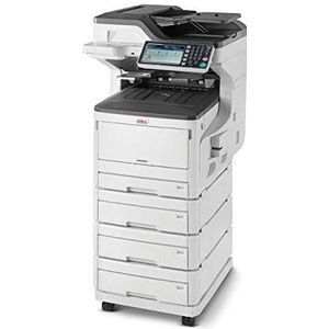 OKI MC853dnv multifunctionele printer (kleur, kopiëren, printen, scannen, faxen, A3, 23 pagina's/min., 1.200 x 600 dpi, LAN, wifi optioneel, duplexafdruk, 8.000 pagina's/maand, max. 60.000 pagina's)