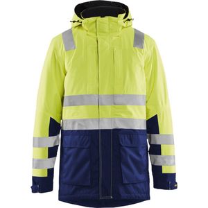 Blåkläder 4495-1987 Winterparka High Vis High Vis Geel/Marineblauw maat M