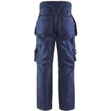 Blåkläder - Winterwerkbroek - Marineblauw - Warm Gevoerd - CORDURA Kniebeschermers