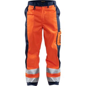 Blaklader Werkbroek High Vis 1583-1860 - High Vis Oranje/Marineblauw