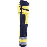 BLAKLÄDER® unisex Warnschutzhose HIGH-VIS "1533" gelb, marine Größe 56