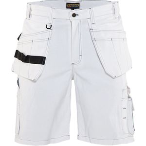 Blåkläder - 1536-1210 Short - Wit - Katoen - CORDURA® Versterkt