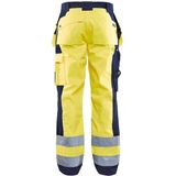BLAKLÄDER® unisex Warnschutzhose HIGH-VIS "1533" gelb, marine Größe 102