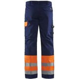 Blaklader Werkbroek High Vis 1584-1860 - High Vis Oranje/Marineblauw