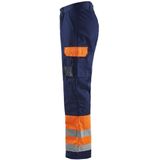 Blaklader Werkbroek High Vis 1584-1860 - High Vis Oranje/Marineblauw
