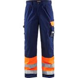 Blaklader Werkbroek High Vis 1584-1860 - High Vis Oranje/Marineblauw