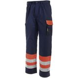Blaklader Werkbroek High Vis 1584-1860 - High Vis Oranje/Marineblauw